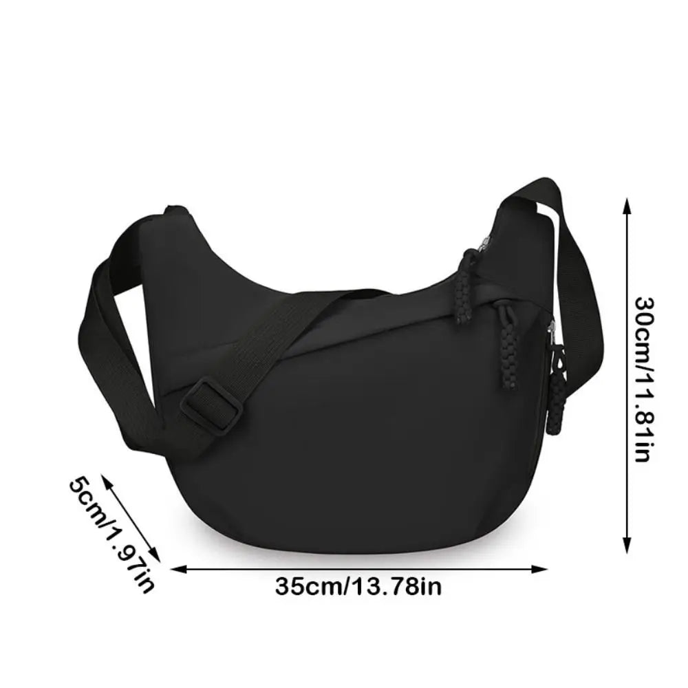 Sac bandoulière femme grande capacité multicouche — sac de voyage léger et pratique