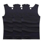 Lot de 3 Débardeurs en Pur Coton Col en U