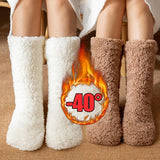 Chaussons Hauts Thermiques Antidérapants Femme