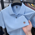 Men's Luxury 100% Cotton Polo Shirt - 23 Timeless Colors