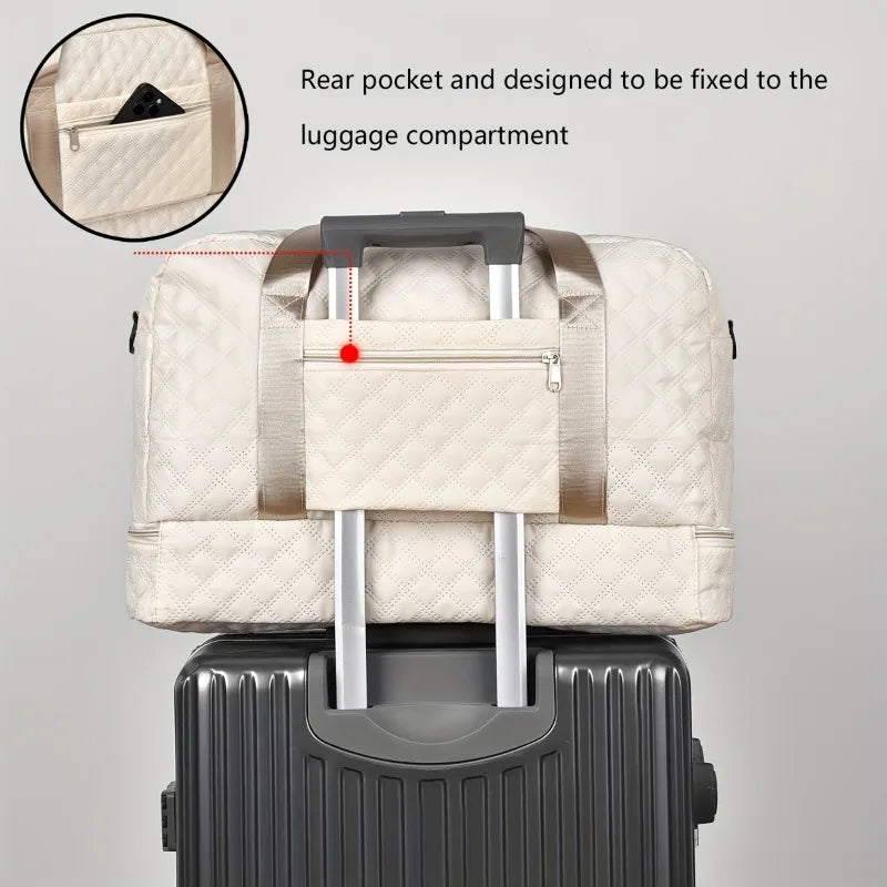 Sac de Voyage Femme Matelassé – Grande Capacité