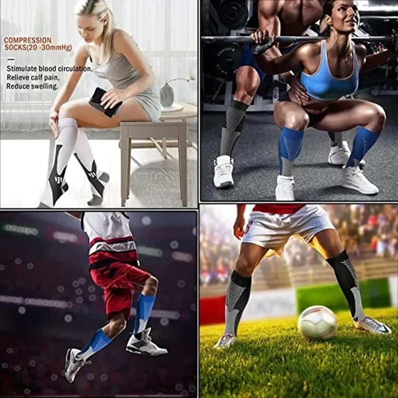 5 Paires de Chaussettes de Compression Anti Varices