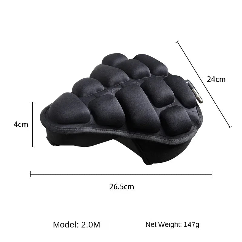 Housse Selle de Vélo Gonflable 3D