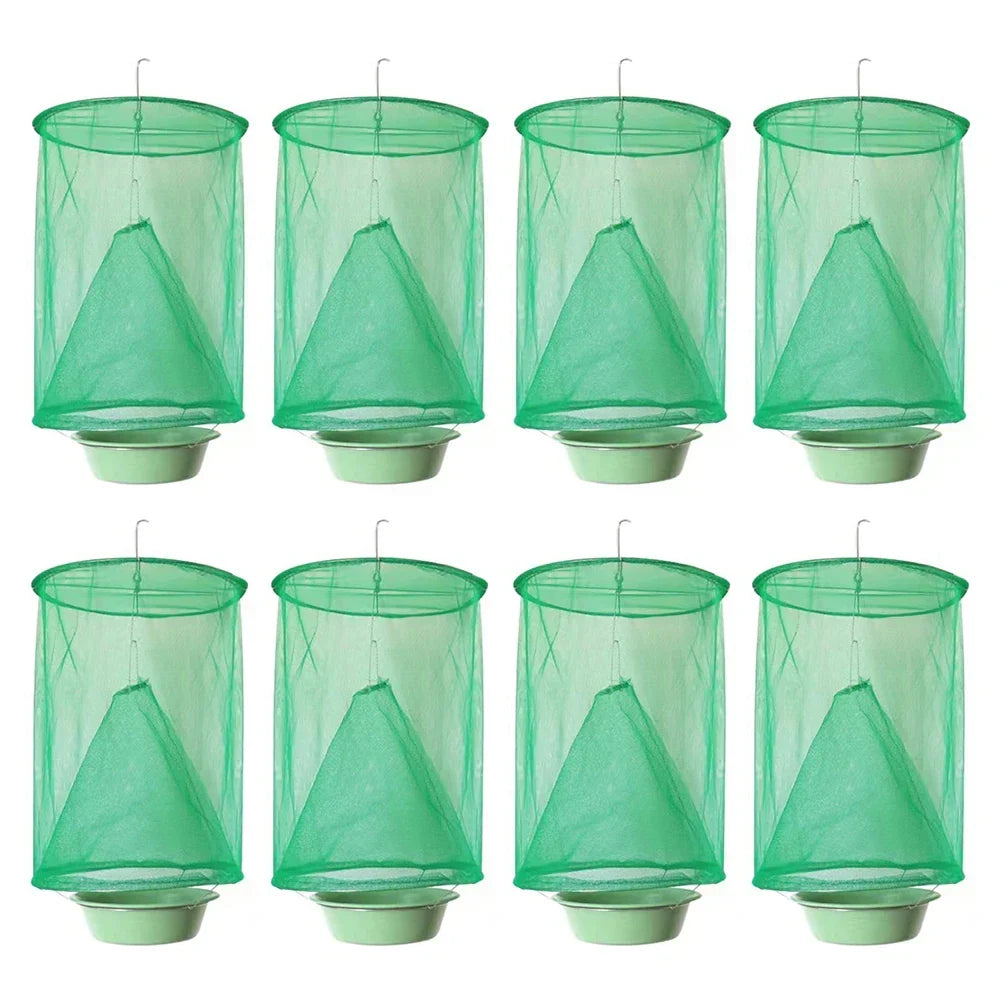 Lot de 4 pièges à mouches écologiques réutilisables