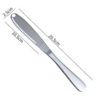 Couteau à beurre multifonctions 3 en 1 - Inox