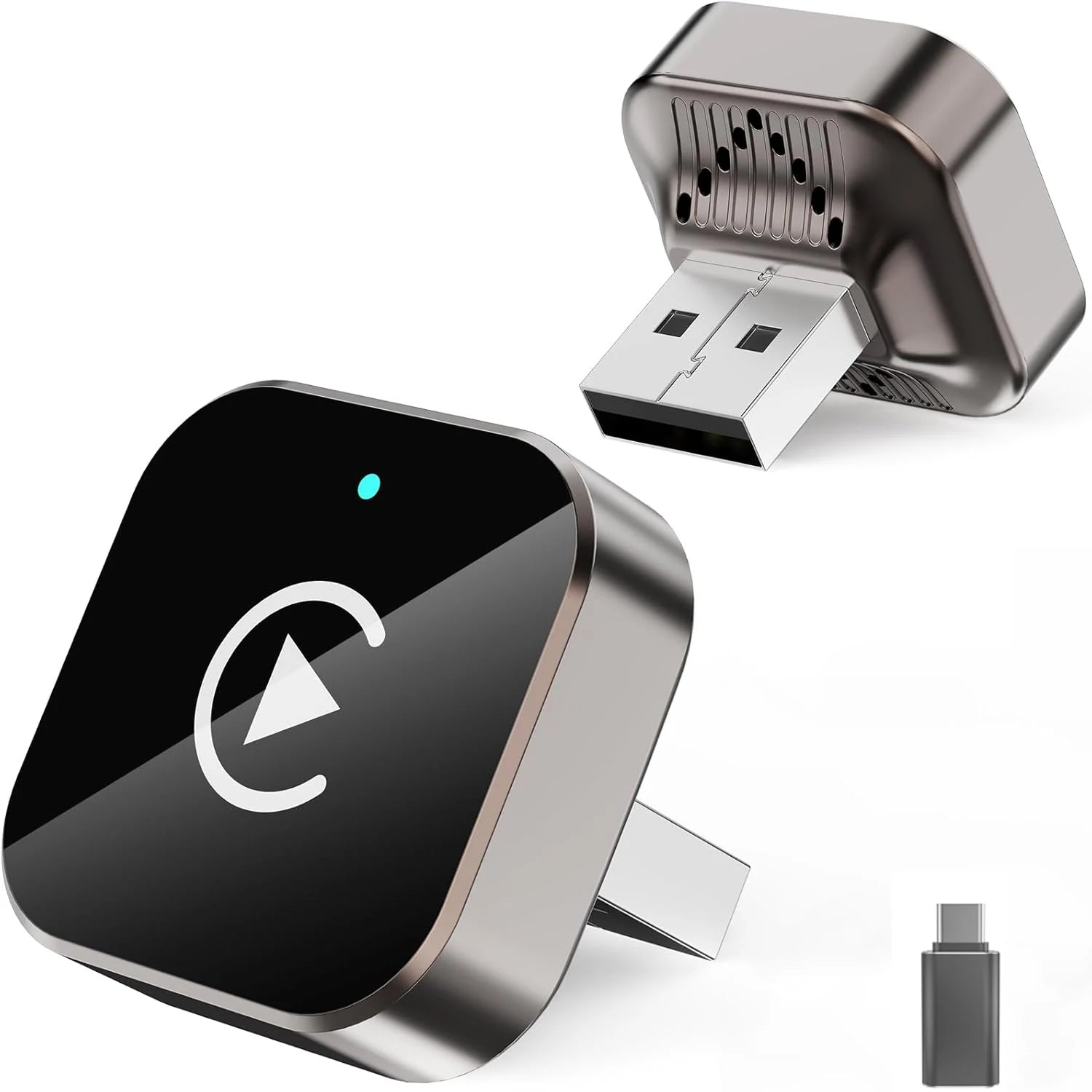 Adaptateur CarPlay Sans Fil et Android Auto – Plug & Play, Connexion Rapide et Stable pour iPhone et Android