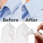Lot de 50 Patchs Auto-Adhésifs Invisbles pour Col de Chemise et Polo – Maintenez un Col Impeccable