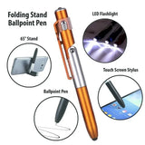 2x Stylo Multifonction 4 en 1 avec LED & Support + 1 OFFERT