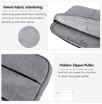 Sacoche Universelle Imperméable pour Ordinateur Portable 11 à 15,6 Pouces – Style Porte-documents avec Poignée