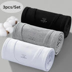 Lot de 3 Débardeurs en Pur Coton Col en U