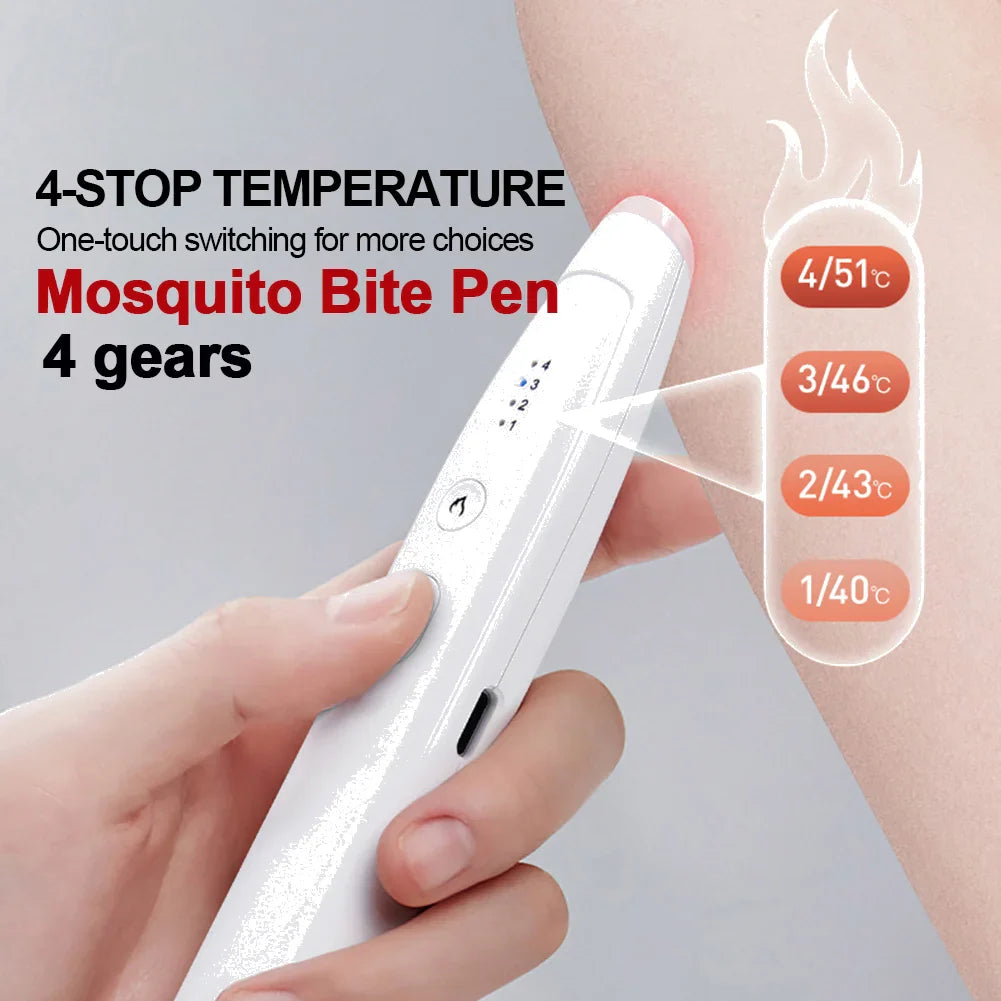 Stylo Anti-démangeaisons à 4 Températures contre les piqûres de moustiques