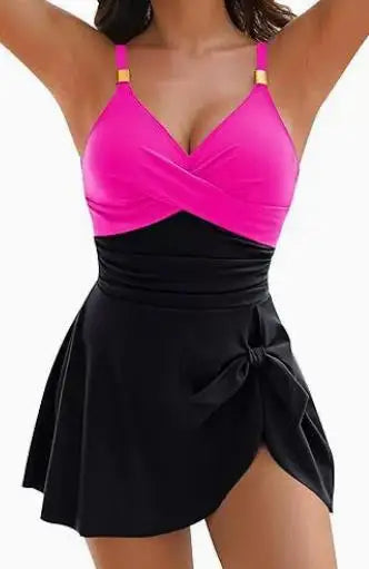 Maillot de Bain Jupe Femme Amincissant