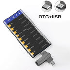 Clé USB 2.0 2 EN 1 USB-A & Type-C – Rotative à 360° – 8 Go à 128 Go – Stockage & Transfert pour Smartphone et PC