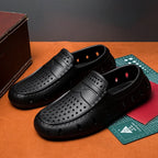 Mocassins Homme Perforés Imperméables Slip-On — Semelle Souple, Plage & Casual, Été