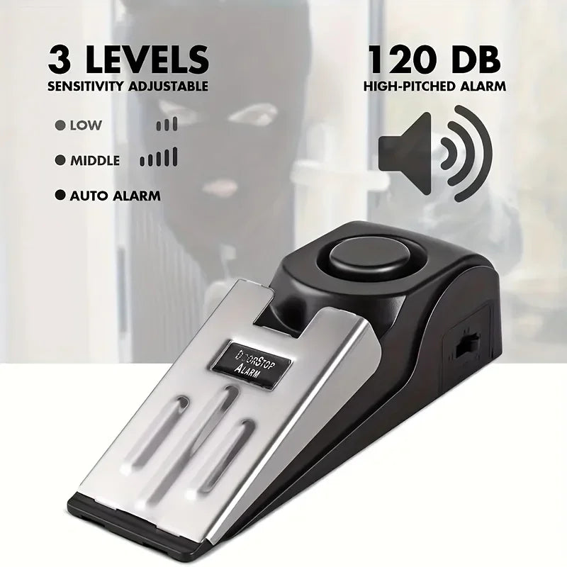 Butée de Porte avec Alarme 125dB Antivol