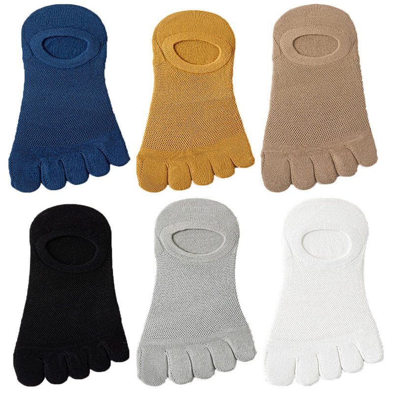 6x Paire de chaussettes respirantes en coton anti-friction