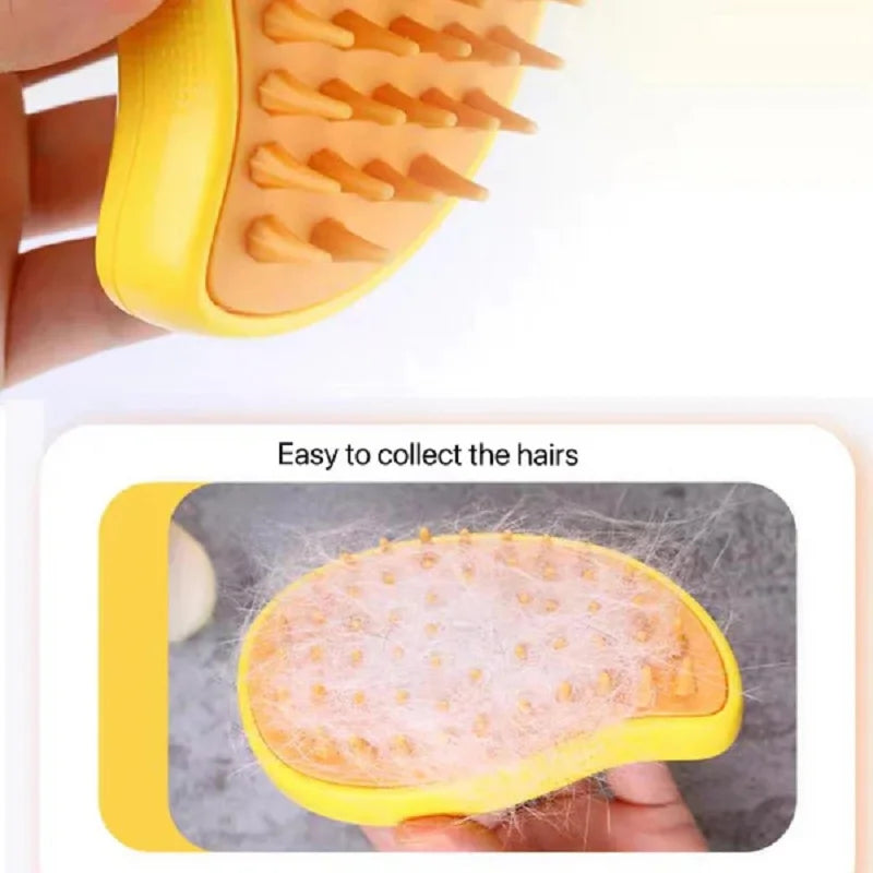 Brosse à Vapeur 3 en 1 pour Chien et Chat