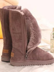 Bottes montantes ULTRA chaudes à fermeture à Zip