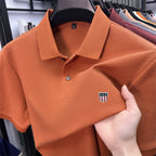 Men's Luxury 100% Cotton Polo Shirt - 23 Timeless Colors