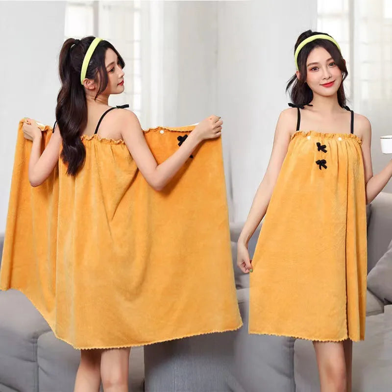 Snap Bath Towel Robe - ULTRA absorbent