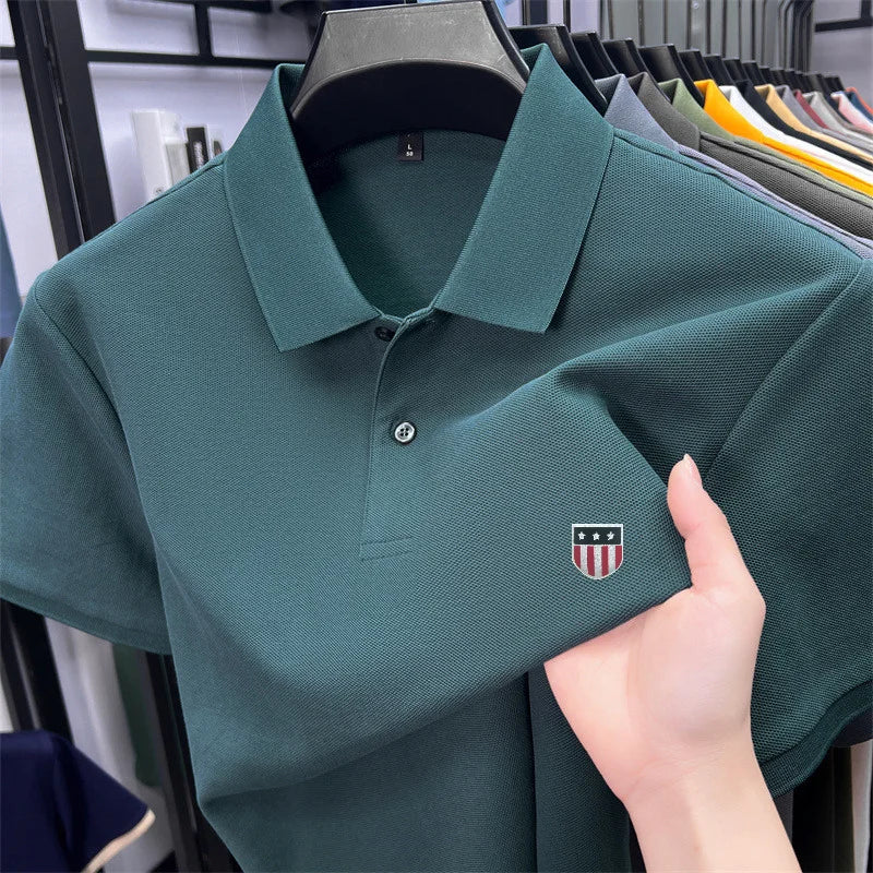 Polo Homme de Luxe en Coton 100% - 23 Couleurs Intemporelles