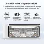 Nettoyeur ultrasonique 500ML pour lunettes, bijoux, etc...