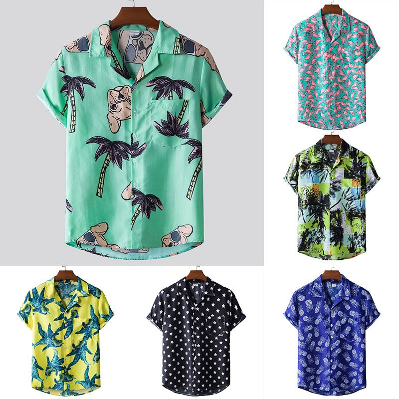 Chemise Hawaïenne à manches courtes - Collection 2023