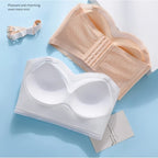 Soutien-gorge push-up sexy sans bretteles avec fermeture avant