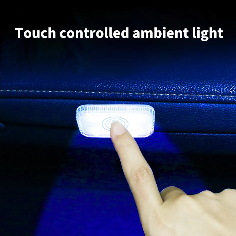 LED Intérieur de Voiture Sans Fil – Lampe Tactile Aimantée + Aimant Adhésif - 1 ACHETÉE = 1 OFFERTE