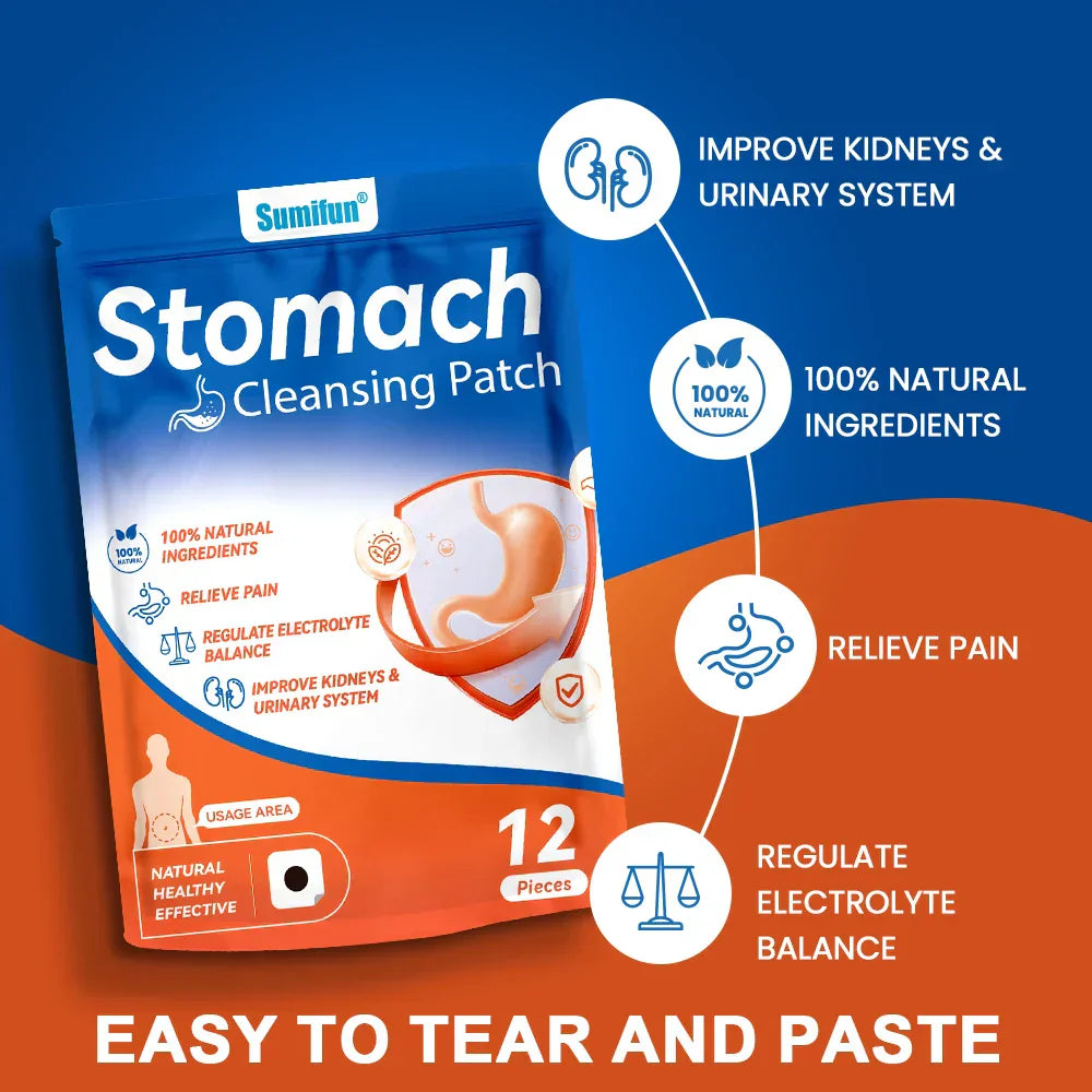 24x Patchs Detox Estomac aux multiples bienfaits