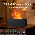 Diffuseur Effet Cheminée Cosy Home - 7 Couleurs & 3 Minuteurs