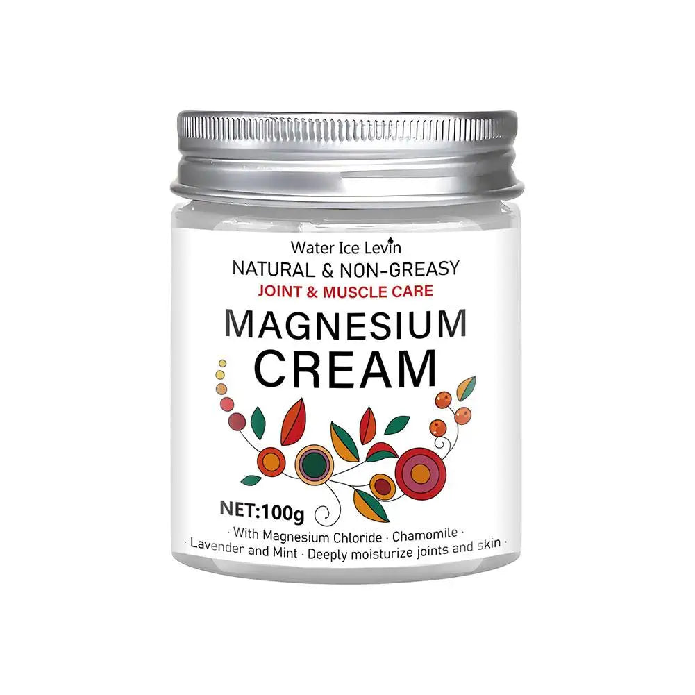 Crème au Magnésium, Camomille & Lavande – Soin Quotidien Muscles & Articulations – 1 Achetée = 1 OFFERTE