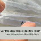 Nappe Ronde Transparente Imperméable – Protection de Table Résistante à l’Eau et aux Taches