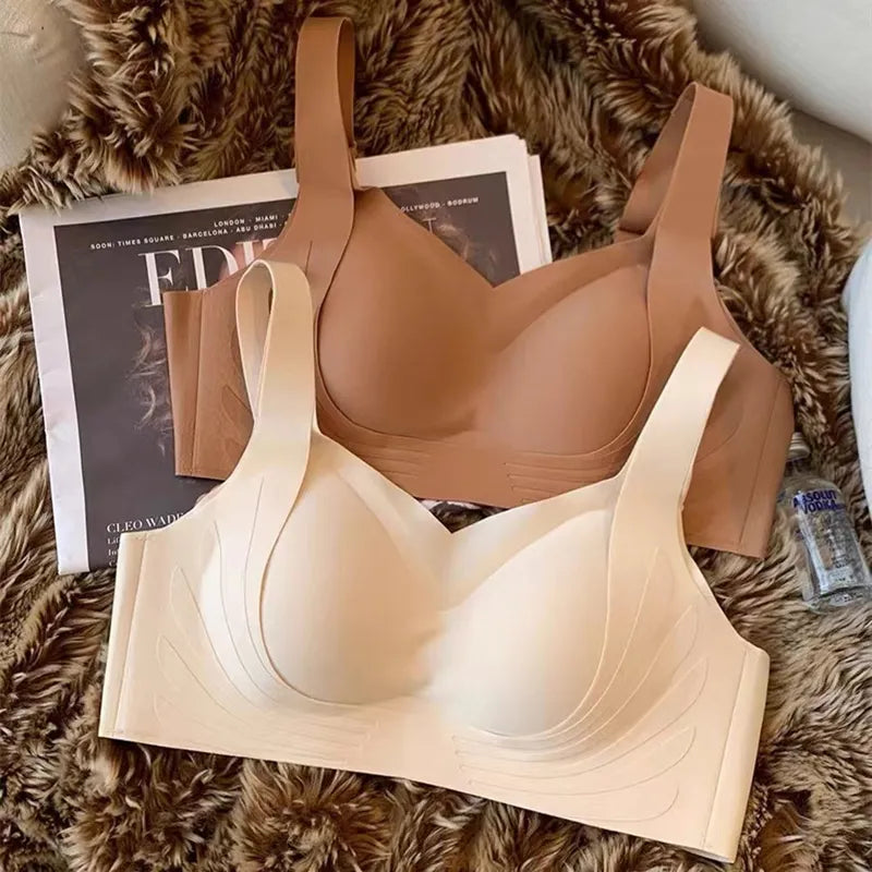 Soutien-gorge en Soie Glacée sans armatures et coutures ajustable