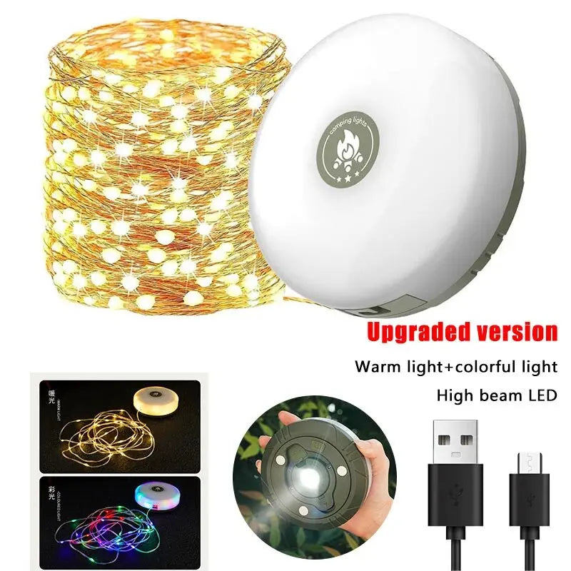 Guirlande LED Multi-Usage Rétractable & Rechargeable
