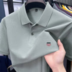 Men's Luxury 100% Cotton Polo Shirt - 23 Timeless Colors