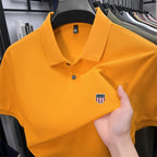 Men's Luxury 100% Cotton Polo Shirt - 23 Timeless Colors