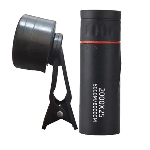 Télescope Monoculaire HD 2000×25 – Compact & Portable – Randonnée, Camping, Concerts & Observation