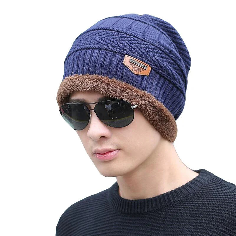 Ensemble Hiver Homme – Bonnet & Tour de Cou Polaire