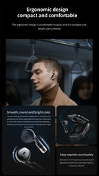 Montre intelligente connectée 2 en 1 avec écouteurs
