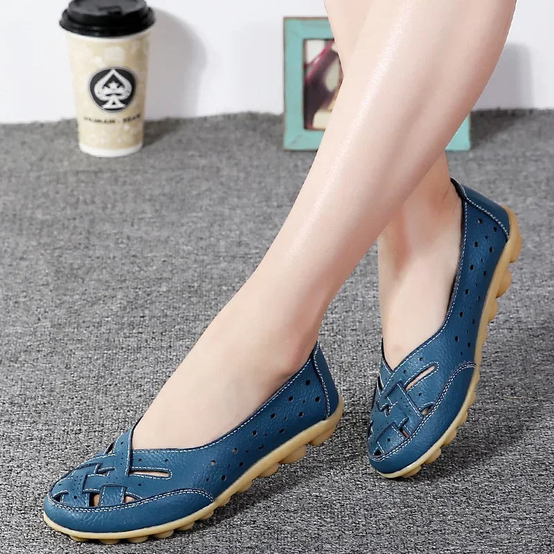 Ballerines En Cuir Confortables