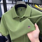 Men's Luxury 100% Cotton Polo Shirt - 23 Timeless Colors