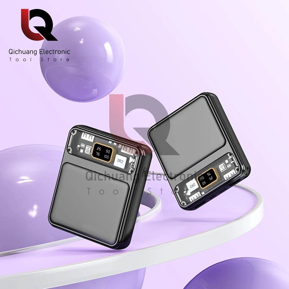 Mini Batterie Externe USB à Piles avec Affichage Numérique - Compatible Samsung & iPhone