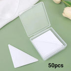 Lot de 50 Patchs Auto-Adhésifs Invisbles pour Col de Chemise et Polo – Maintenez un Col Impeccable