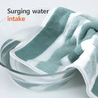 Serviette de bain rayée ULTRA absorbante et épaisse - 70x140cm