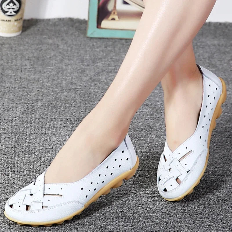 Ballerines En Cuir Confortables