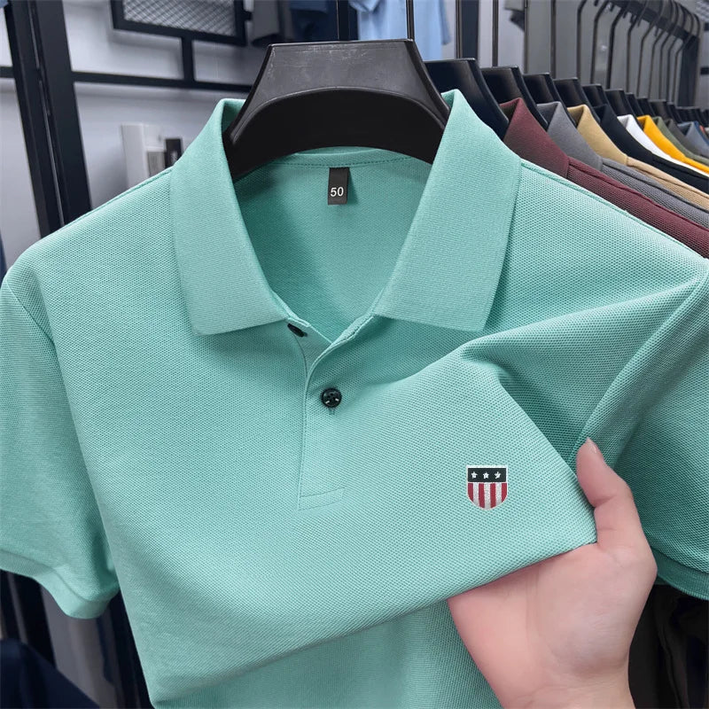 Polo Homme de Luxe en Coton 100% - 23 Couleurs Intemporelles