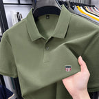 Men's Luxury 100% Cotton Polo Shirt - 23 Timeless Colors