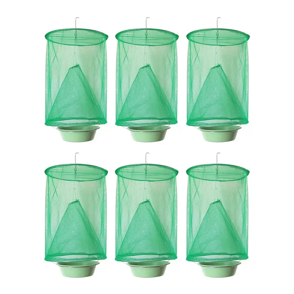 Lot de 4 pièges à mouches écologiques réutilisables
