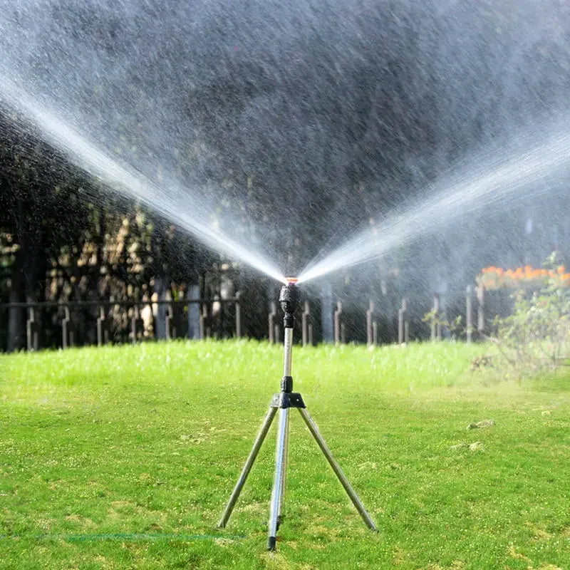 Arroseur Rotatif 360° sur Trépied – Arrosage Automatique Réglable pour Pelouse et Jardin